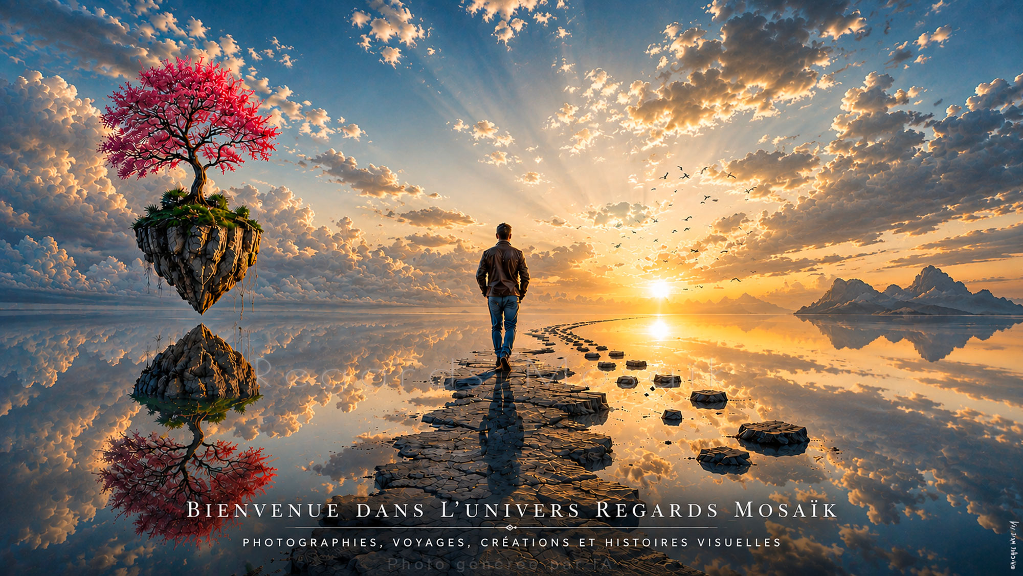 L&rsquo;homme avance simplement vers cette lumière…